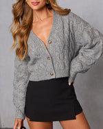 Soft Terrain Cable Knit Cardigan