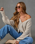 Hearthside Charm Ribbed Knit Cardigan