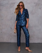 Come Away With Me Jacquard Pants