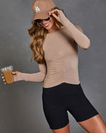 Elevated Motion Ruched Top