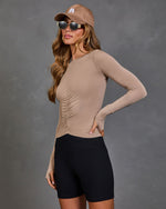 Elevated Motion Ruched Top