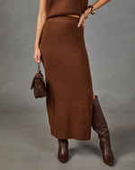Easy Romance Knit Maxi Skirt