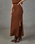 Easy Romance Knit Maxi Skirt