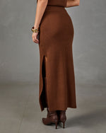 Easy Romance Knit Maxi Skirt