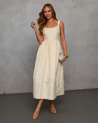 Samar Fit And Flare Midi Dress VICI Samar Fit And Flare Midi Dress VICI