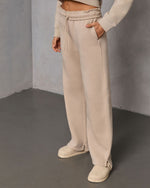 Taupe % Homebody Honey Drawstring Sweatpants-3