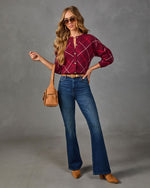 Ayla Super Stretch High Rise Flare Jeans