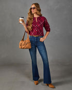 Ayla Super Stretch High Rise Flare Jeans