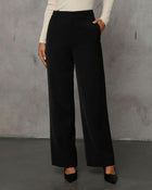 Black % Special Charm High Rise Trouser Pants-1