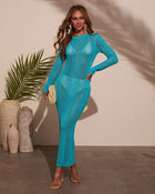 Priscilla Cover Up Crochet Midi Dress