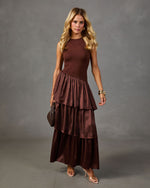 Love Affair Tiered Maxi Dress