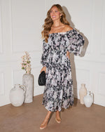 Moon Drenched Off The Shoulder Maxi Dress