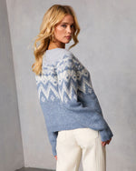 Frosted Fable Abstract Print Cardigan