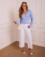 Game Set Match Button Up Cardigan Top