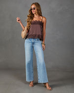 Written Grace Satin Lace Trim Cami