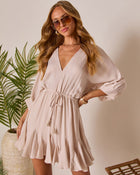Telina Tassel Tie Mini Dress