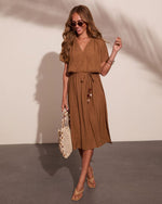 Instant Muse Waist Tie Maxi Dress