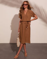 Instant Muse Waist Tie Maxi Dress