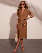 Instant Muse Waist Tie Maxi Dress