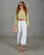 My Dearest Peasant Crop Top