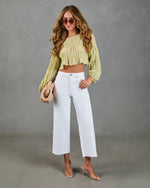 My Dearest Peasant Crop Top