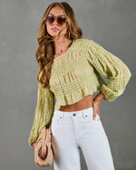 My Dearest Peasant Crop Top