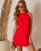 Trena Halter Mini Dress