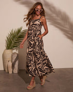 Lisbeth Tropical Maxi Dress