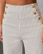 Light Touch Pinstripe Wide Leg Pants
