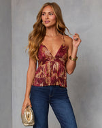 Rustic Charm Tiered Peplum Top
