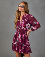Serenity Bloom Floral Mini Dress