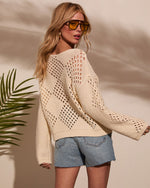 Abby Knit Crochet Sweater