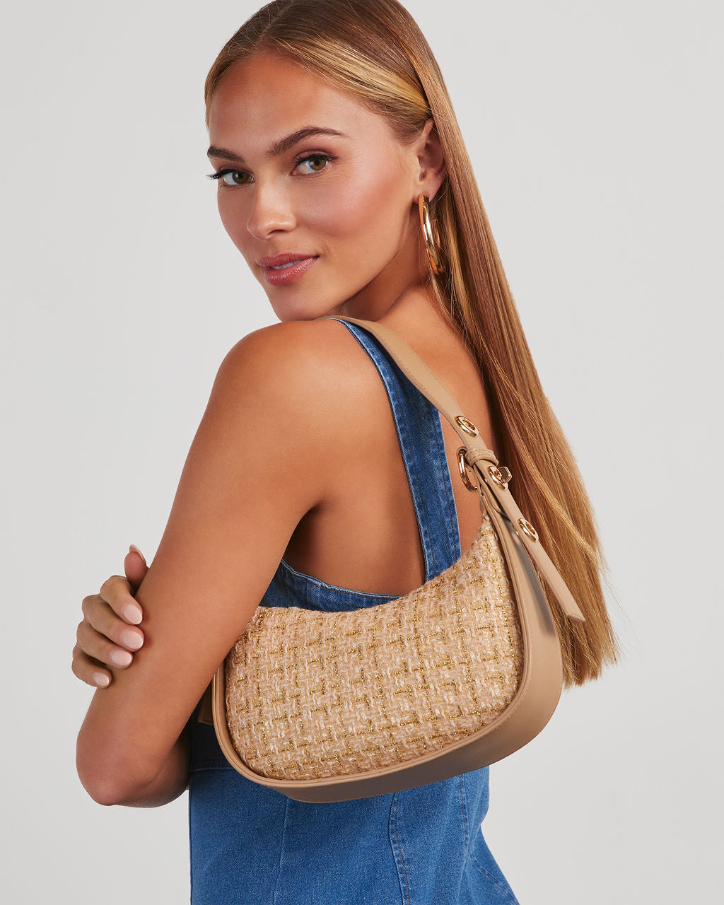 Classy Days Tweed Shoulder Bag VICI