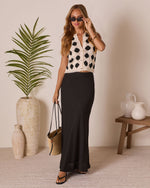 Sunset Bloom Knit Vest