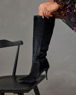 Mariana Velvet Knee High Boots