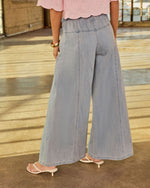 Andreina Rigid High Rise Wide Leg Drawstring Jeans