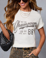 Champagne League Short Sleeve Graphic Tee
