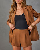 Warm Whispers Pleated Shorts