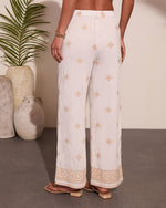 Harbor Fest Abstract Print Wide Leg Pants