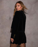 Seasons Greetings Velvet Jacket