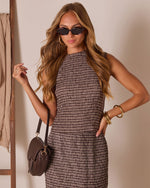 Haylow Plaid Sleeveless Top