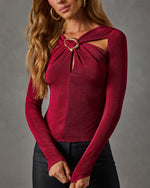 Almost Lovers Cut Out Metal Hardware Top