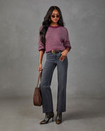 Before Dark Striped Knit Sweater