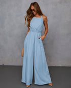 Saveni Halterneck Relaxed Jumpsuit