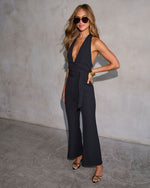Chic Thrills Halterneck Jumpsuit