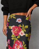 Falling for Fall Printed Maxi Skirt
