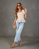 Mallik Crochet Slingback Heels