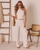 Corbiere Linen Pinstripe Pants