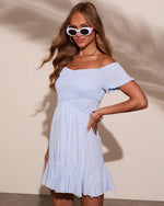 Tish Smocked Gingham Mini Dress