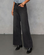 Sinoma Stretch High Rise Wide Leg Jeans